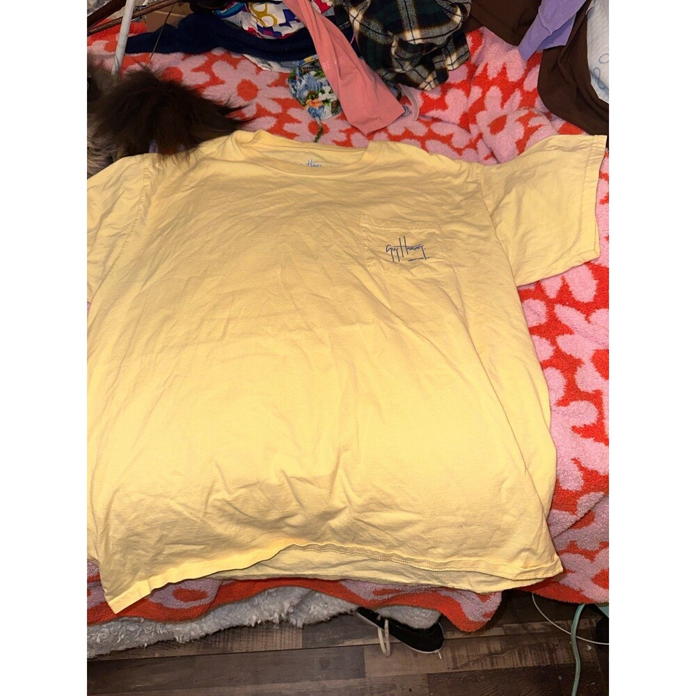Guy Harvey yellow shirt